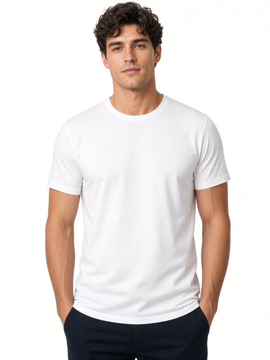 Premium Plain White T-Shirt