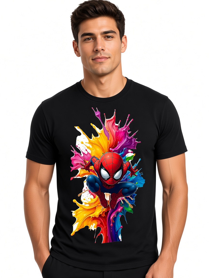 Limited Spider-Man Splash Black Tee